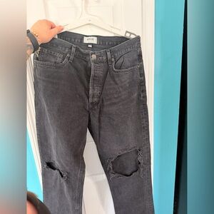Agolde Charcoal Denim Jeans